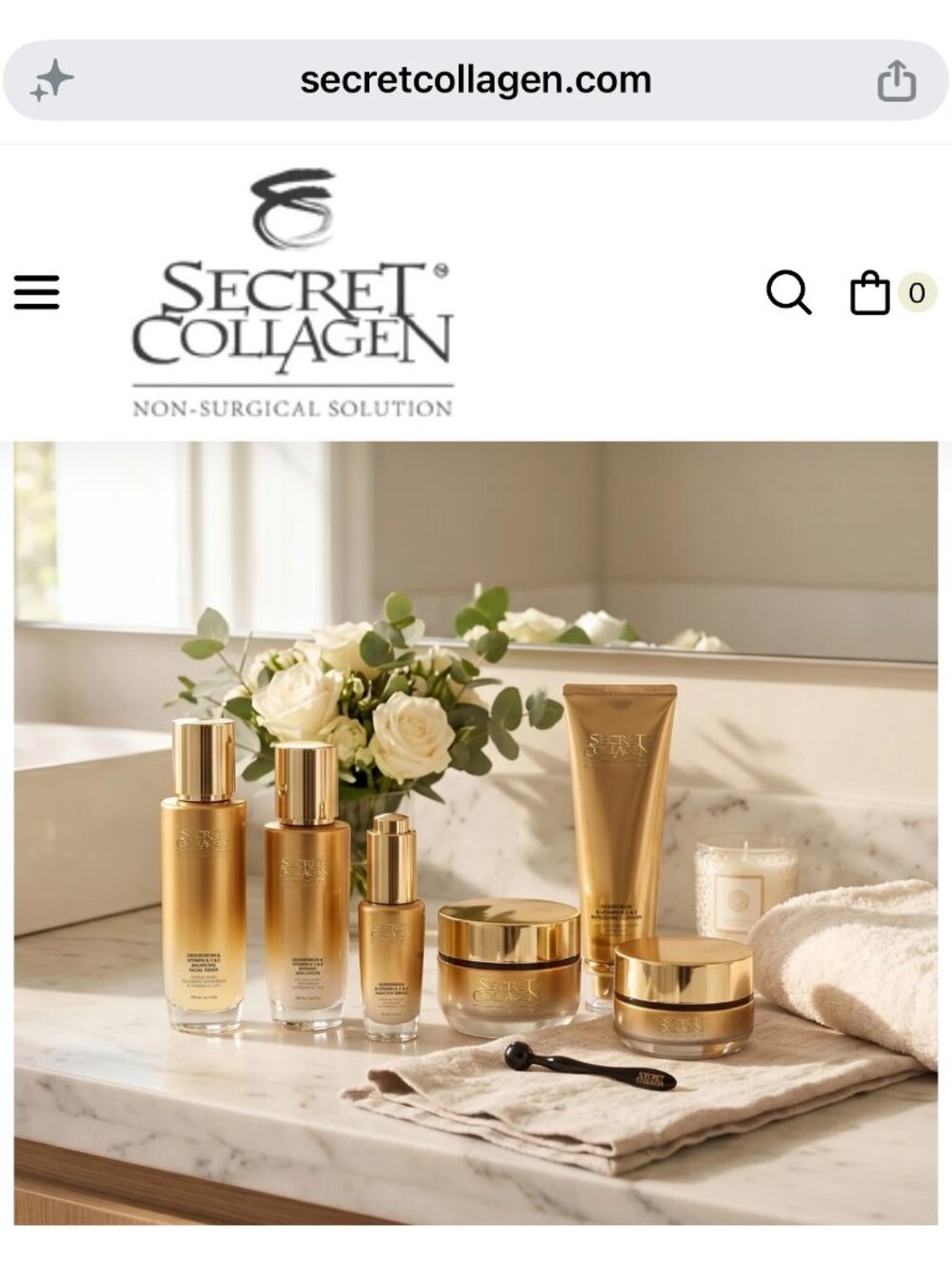 Secret Collagen Dendrobium & Multi-Vitamin, A, C & E, Revitalizing Comfort Set!